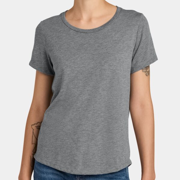 Women's Relaxed Tri Blend Scoop Neck Tee Thumbnail