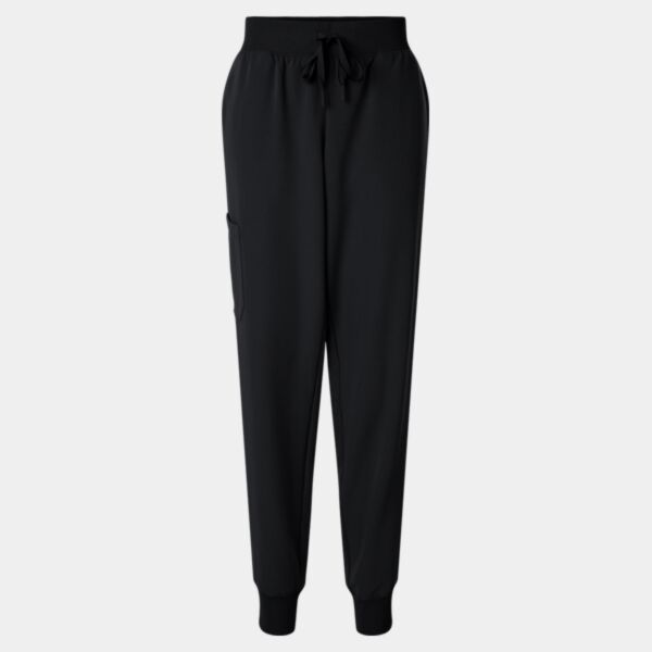 Women's Petite Sizes Silex Knit-Waist Scrub Joggers Thumbnail
