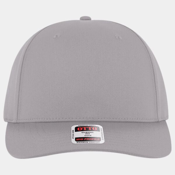 OTTO CAP Seamless 6 Panel Mid Profile Baseball Cap Thumbnail