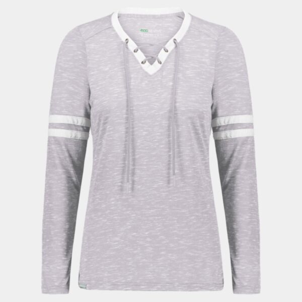 Women's Eco Revive™ Monterey Long Sleeve V-Neck T-Shirt Thumbnail
