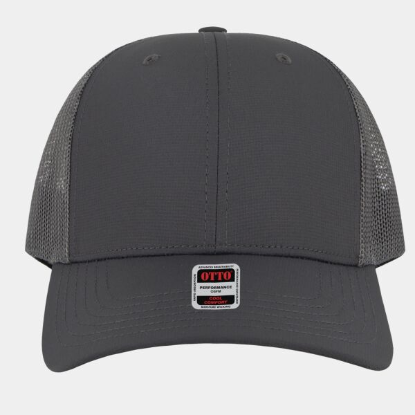 OTTO CAP 6 Panel Low Profile Mesh Back Trucker Hat Thumbnail