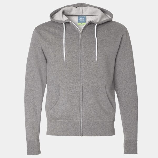 Unisex Lightweight Full-Zip Hooded Sweatshirt Thumbnail