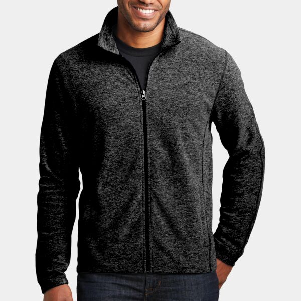 Heather Microfleece Full Zip Jacket Thumbnail