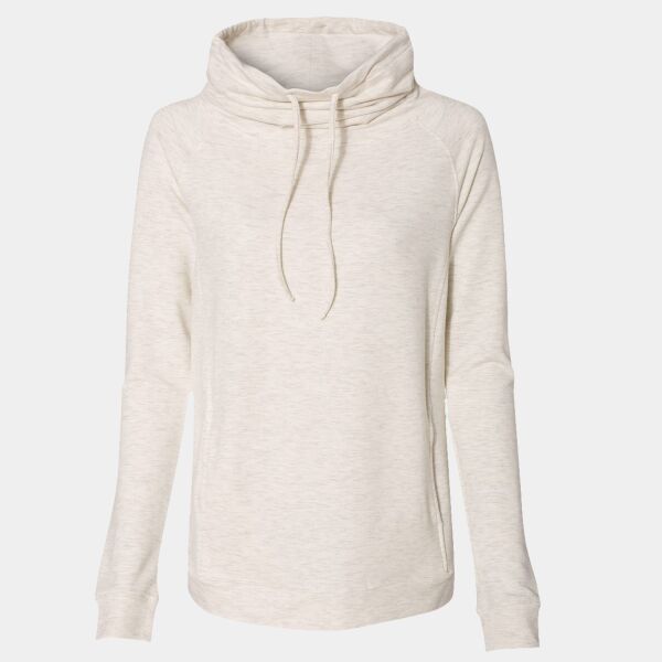 Women’s HeatLast™ Fleece Faux Cashmere Funnel Neck Sweatshirt Thumbnail