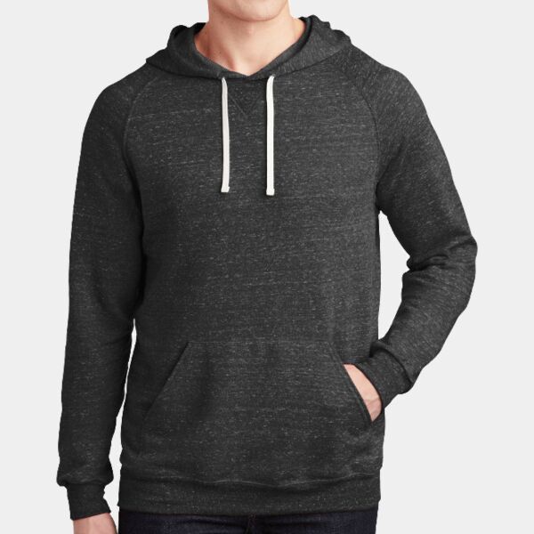 Snow Heather French Terry Raglan Hoodie Thumbnail