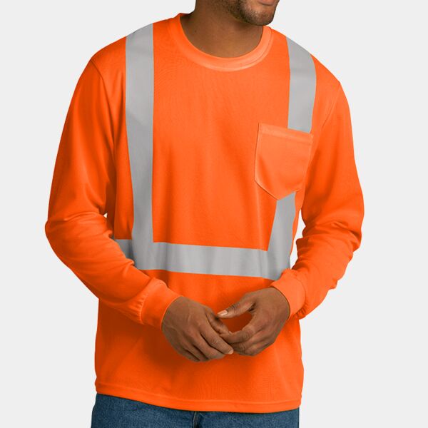 Ansi 107 Class 2 Mesh Long Sleeve Tee Thumbnail