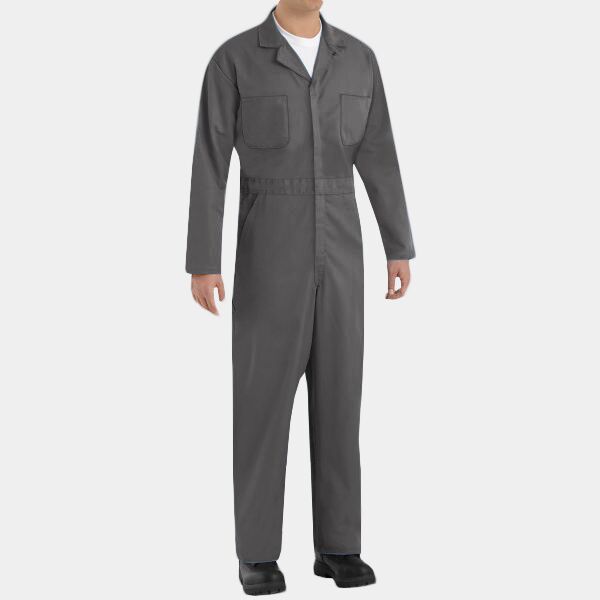 Men's Extended Sizes Twill Action Back Coverall Thumbnail